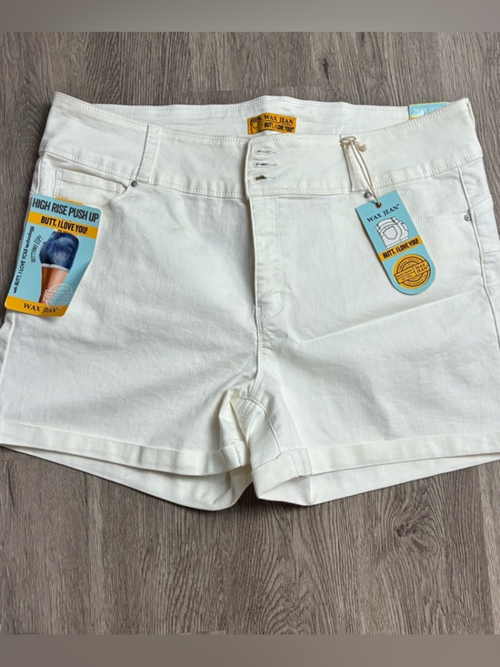 Wax Jean Pants - 🛍️ Wax Jean High Rise Push Up White Denim Jeans (3XL)